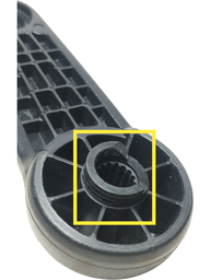 MANIVELA VIDRO NISSAN VERSA 2012 2013 A 2020 C/ DETALHE