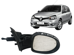 Retrovisor Direito Clio 2000 a 2012 C/ Contrlo