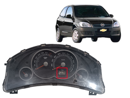 painel de instrumentos C/avaria gm celta 2007/2010
