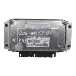 MÓDULO INJEÇÃO PEUGEOT 206 1.4 8V FLEX 2006 A 08 9662307780