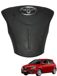 Tampa Bolsa Capa Buzina Central Volante Toyota Etios 2012