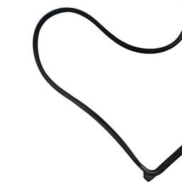 BORRACHA GUARNIÇÃO TRASEIRA ESQUERDA FORD RANGER 2013 A 2025