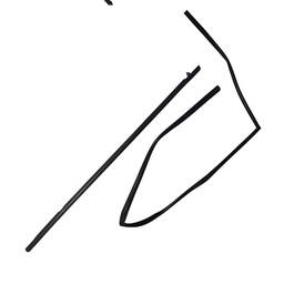  KIT PESTANA PORTA TRASEIRA ESQUERDA HONDA CIVIC 2007 A 2011