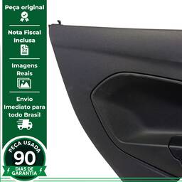 FORRO PORTA TRASEIRA ESQUERDA NEW FIESTA HATCH 2011 A 2019