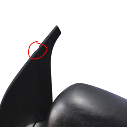 RETROVISOR ESQUERDO MOBI 2017/ MANUAL S/ PISCA/DETALHE