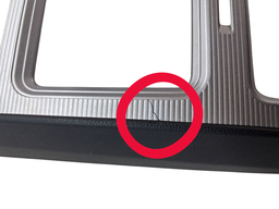 MOLDURA PAINEL CENTRAL DODGE JOURNEY 2009 A 2011 C/ DETALHE