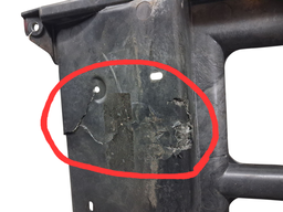 DEFLETOR RADIADOR PEUGEOT 206 - 2007 A 2010