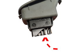 BOTÃO VIDRO ELÉTRICO RENAULT SCENIC 1999 A 2006 C/ DETALHE