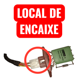 PLUG CONECTOR RESISTÊNCIA AR CONDICIONADO CHERY QQ 1.0 2016