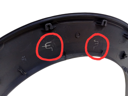 MOLDURA PARALAMA TRASEIRO DIR STRADA TREKKING WORKING 13/20