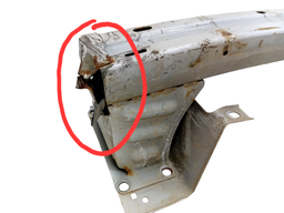 ALMA LÂMINA PARACHOQUE DIANTEIRO FUSION 2010 A 2012 (DETALHE