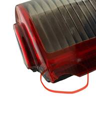 LANTERNA TRASEIRA ESQUERDA UNO FLEX 2004 A 2013 FUME DETALHE