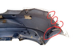 PARACHOQUE TRASEIRO GOL G7 G8 2017 2018 A 2023 C/DETALHE