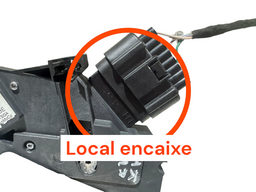 PLUG FECHADURA PORTA T.E NEW FIESTA KA ECOSPORT FUSION 13/ 5