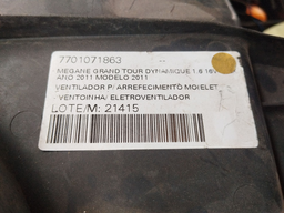 ELETROVENTILADOR C/ SUPORTE RENAULT MEGANE 06 A 11