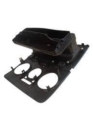 MOLDURA PAINEL CENTRAL C/DIFUSOR FIAT IDEA PALIO 2008/13 PRETO