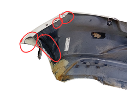 PARACHOQUE TRASEIRO GOL G7 G8 2017 2018 A 2023 C/DETALHE