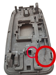 LUZ INTERNA TETO TOYOTA COROLLA 2009 AVARIA