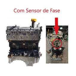 MOTOR SANDERO LOGAN 1.6 8V FLEX 14/17 C/ S FASE CAB, REVISA