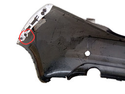 PARACHOQUE TRASEIRO PEUGEOT 208 2013 14 A 2020 (DETALHE)