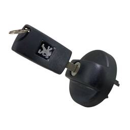 Tampa combustível com chave canivete peugeot 307 2005/2012