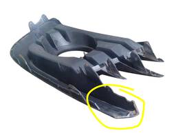 GRADE MOLDURA MILHA DIREITO GOL VOYAGE G7 COM DETALHES 