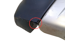 PARACHOQUE TRASEIRO ETIOS CROSS 2014 2015 A 2018 C/DETALHE