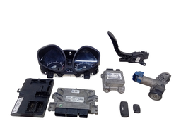 KIT MODULO INJEÇÃO FORD FIESTA 2015 1.6 POWER SWIFT C/CHAVE