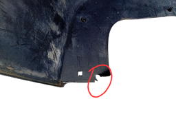 PARACHOQUE TRASEIRO SPIN 2013 2014 A 2018 C/DETALHE