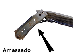 ALMA LAMINA SUPORTE PARACHOQUE TRASEIRO PAJERO SPORT 2019/..