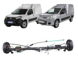 Eixo Traseiro Completo Original Fiat Fiorino 2014 a 2026
