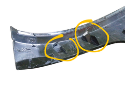 MOLDURA TAMPA TRASEIRA JEEP COMPASS 2017 2018 / C/DETALHE