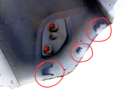 PONTEIRA PARACHOQUE TRASEIRO DIREITO KWID 2023/ (DETALHE)