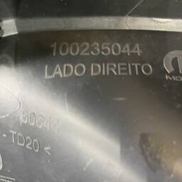 MOLDURA FAROL MILHA ORIGINAL FIAT UNO DRIVE 2016-21 10023504