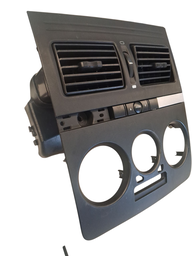 MOLDURA PAINEL CENTRAL C/DIFUSOR FIAT IDEA PALIO 2008/13 PRETO