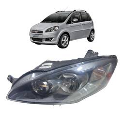 Farol Esquerdo Mascara Negra Original Fiat Idea 2011 2016