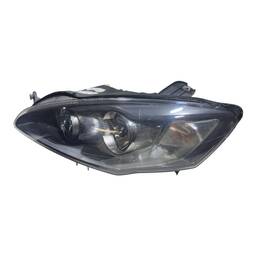 FAROL ESQUERDO MASCARA NEGRA ORIGINAL FIAT IDEA 2011 2016