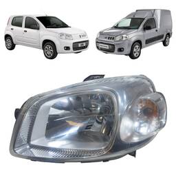 Farol Esq Original Fiat Fiorino 2014 a 2021 Uno 2011 a 2016