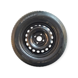 Roda ferro Hyundai avulsa aro 14 c/pneu dunpop 185/70R14