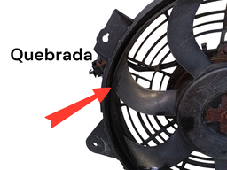 ELETROVENTILADOR KIA SPORTAGE 2.0 1999 A 2004 (DETALHE)