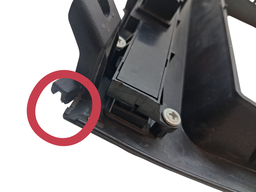 MOLDURA CENTRAL MIDIA BOTAO ALERTA FIAT PALIO 2008