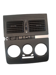 Moldura Painel Central C/Difusor Fiat Idea Palio 2008/13 Preto
