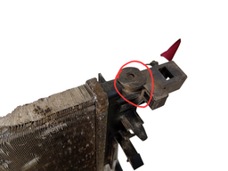 RADIADOR AGUA SANDERO 2015/ LOGAN 2014/ 1.0 3CC 1.6 (DETALHE