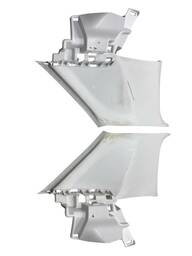 Par Acabamento Coluna traseira Peugeot 208 1.5 2013