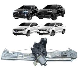 MÁQUINA VIDRO TRASEIRO ESQ ORIGINAL FIAT PULSE ARGO CRONOS