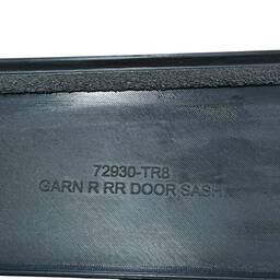 MOLDURA PORTA TRASEIRA DIREITA HONDA CIVIC 2012 A 2016