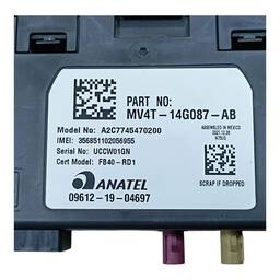 MÓDULO MULTIMÍDIA FORD RANGER LIMITED 3.2 2020 A 2023