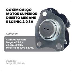 COXIM MOTOR DIREITO RENAULT MEGANE SCENIC 2.0 8V 1996/2002