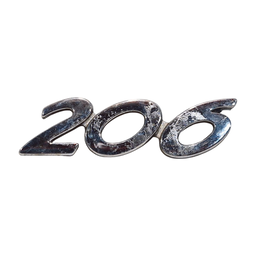 EMBLEMA PORTA MALAS PEUGEO 206 2009