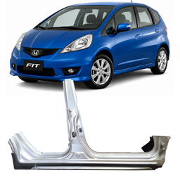 Soleira Direita Fit 2009 2010 2011 2012 2013 2014 Prata